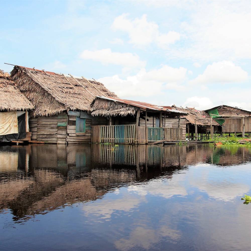 Maisons rives amazonie